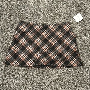 Vanna Plaid Mini-skort